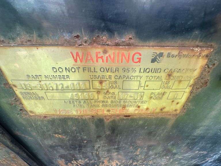 2001 Sterling Septic Truck V-2FZHATAK52AJ81592