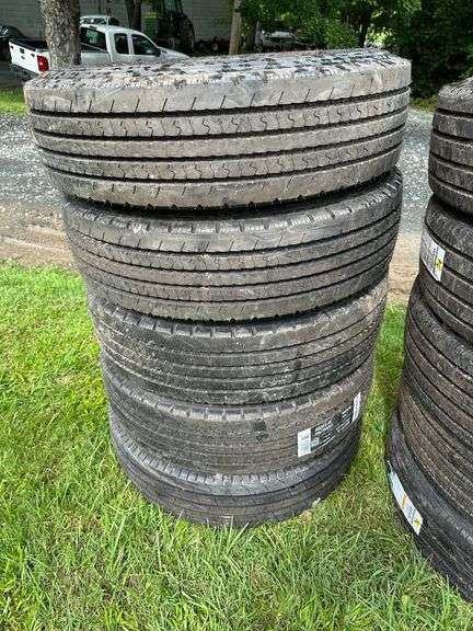 (4x) Clark 255/70R22.5 Tires