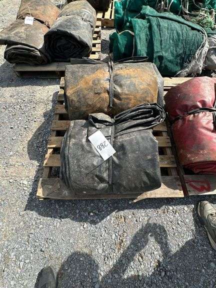 (2x) Large Heavy Duty Freight Tarps
