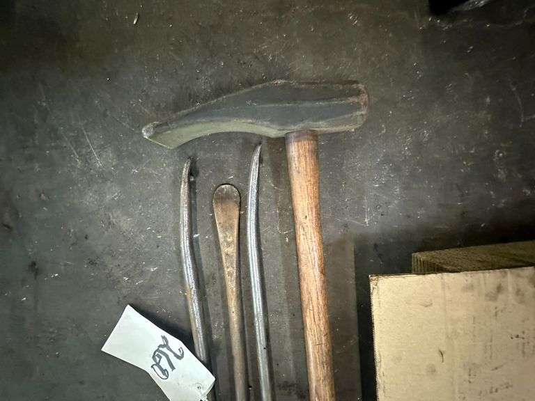 Lot of Pry Bars w/ Heavy Duty Awl/Mallet