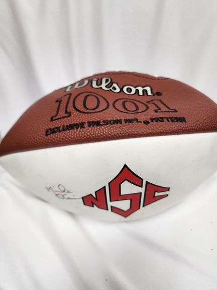 1990's NC State Wolfpack Team Signed Football