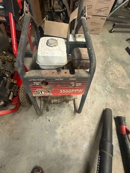 Lot of 5 Assorted Brand Pressure Washers for Parts