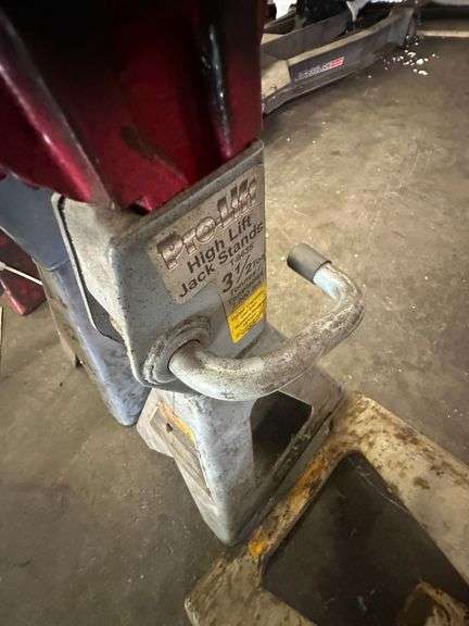 Pro-Lift High Lift Jack Stand Set 3.5 Ton Max Cap & 1 Additional 6 Ton Jack