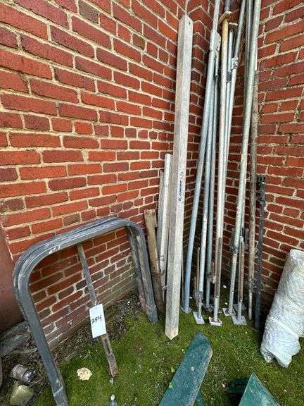 Lot of Scaffolding Braces