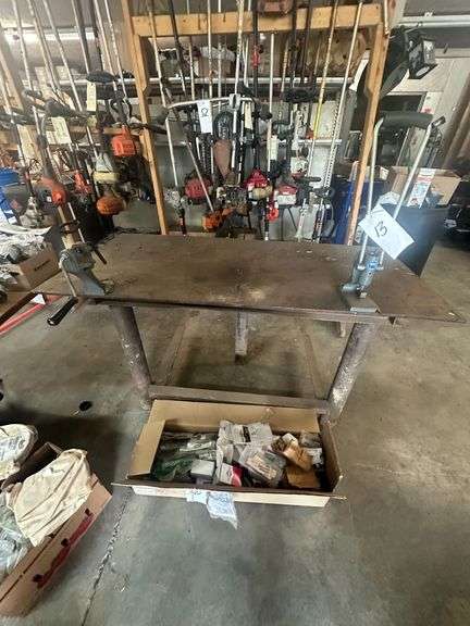 Steel Welding Table w/ Pipe Vise/Bender