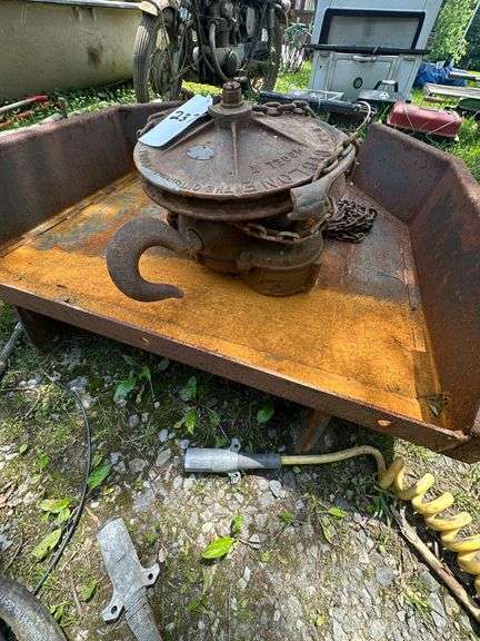 Antique Cyclone 2 Ton Chain Hoist