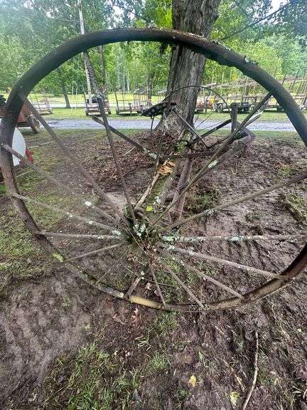 Antique Horse Drawn Rear Mounted Hay Rake