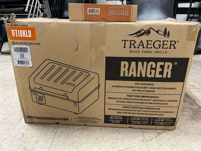 Traeger Ranger Portable Pellet Grill with Cover