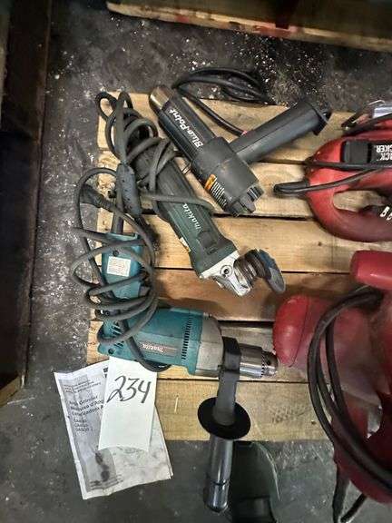 Lot of Assorted 110V Corded Power Tools