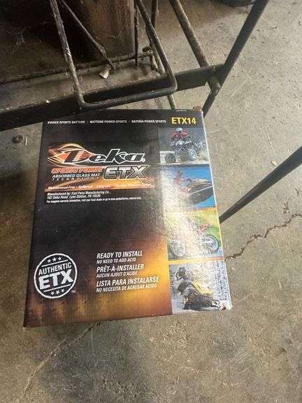 Lot of Various Replacement Power Sports Engine Batteries