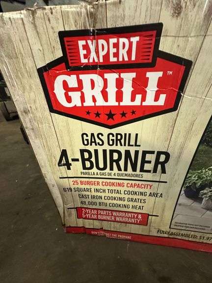 Expert Grill 4 Burner Gas Grill New in Box