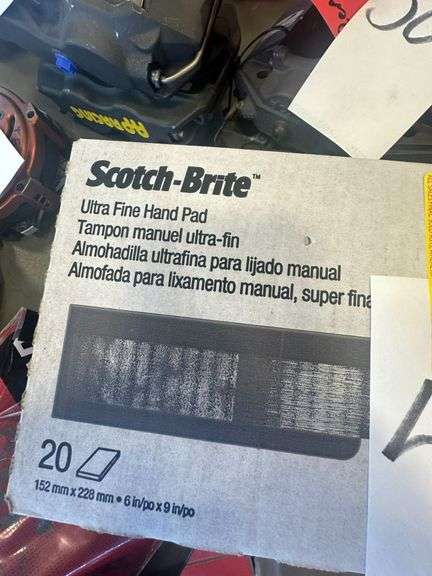 Scotch Brite Ultra Fine Hand Pad Box NEW