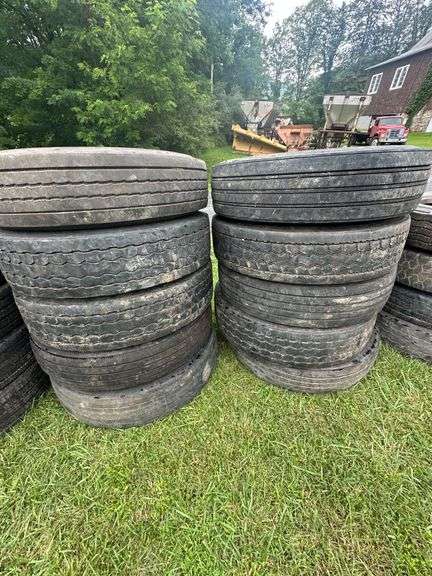 (8x) Used Truck Tires