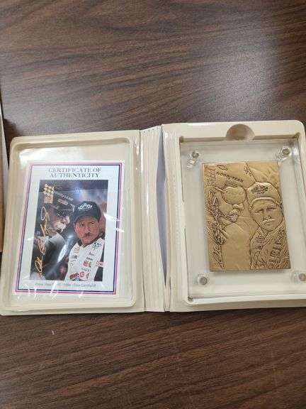 1994 Highland Mint Limited Edition Dale Earnhardt Bronze Press Pass