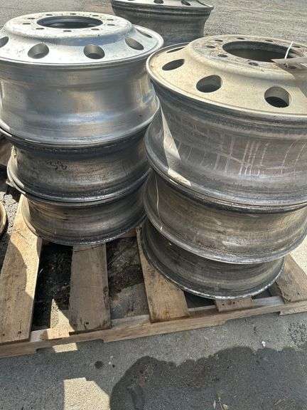 (6x) 24.5 Aluminum Wheels