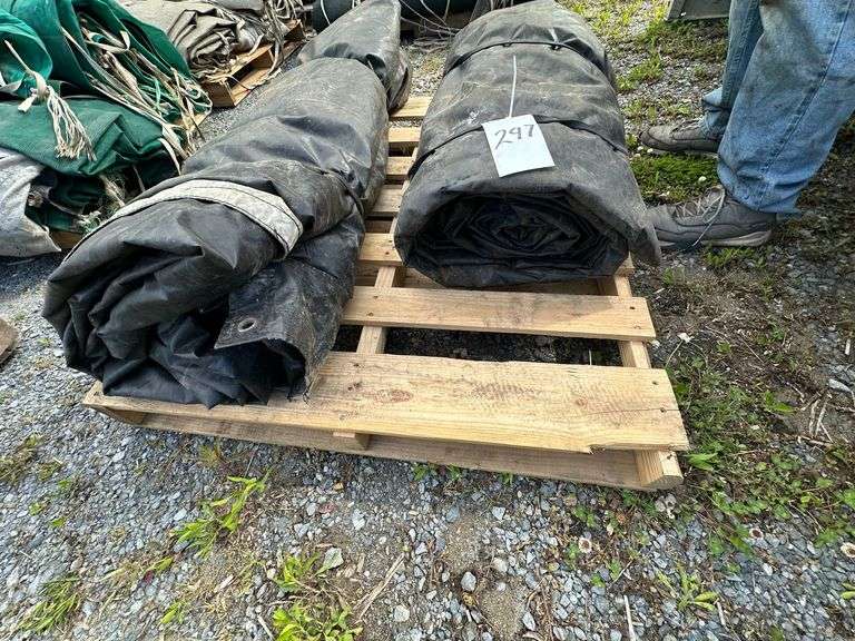 (2x) Large Heavy Duty Freight Tarps