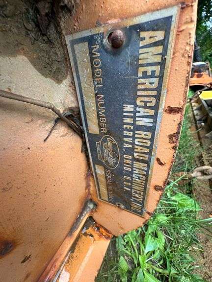 American Road Machinery 10' Plow