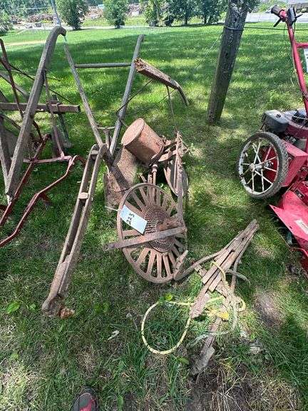 Antique Horse Drawn Single Row Planter