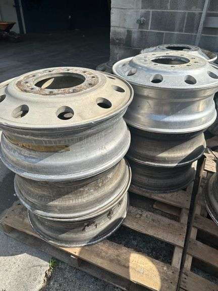 (6x) 24.5 Aluminum Wheels