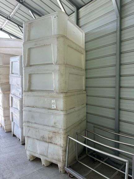(6)Stacking Plastic Bins