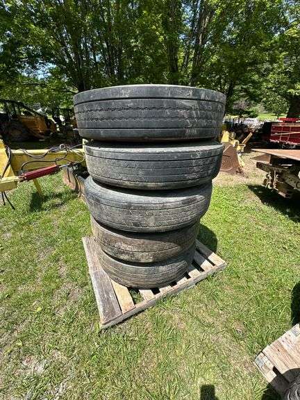 Lot of Assorted Truck Tires