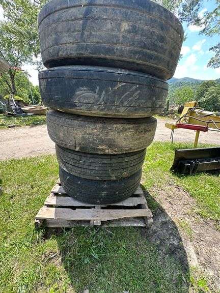 Lot of Assorted Truck Tires