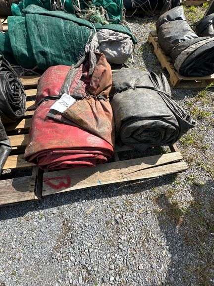 (2x) Large Heavy Duty Freight Tarps