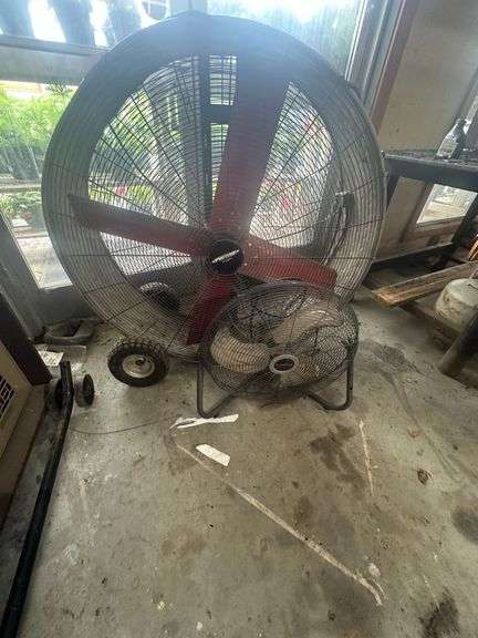 Lot of ProTemp 42" Shop Fan & Lasko Floor Fan
