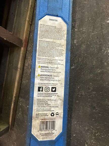 Kobalt Torque Wrench w/ Case