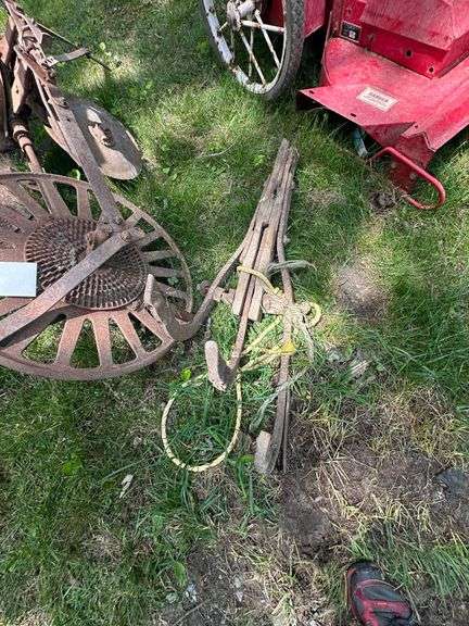 Antique Horse Drawn Single Row Planter