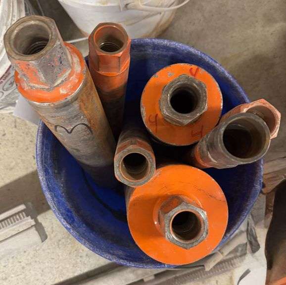 Bucket of Wet Cutting Core Bits, Various Sizes