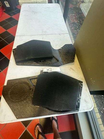 Carbon Fiber Hendrick #5 Leg Board Pair