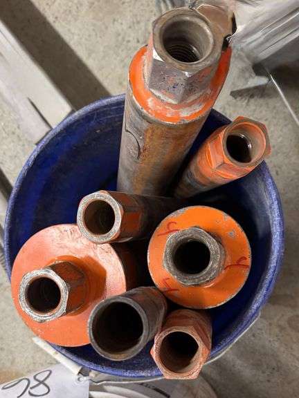 Bucket of Wet Cutting Core Bits, Various Sizes