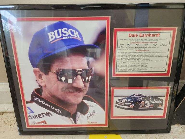 11"x14" Dale Earnhardt Photo and Stat Card