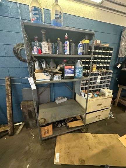 Steel Shelving w/ Contents