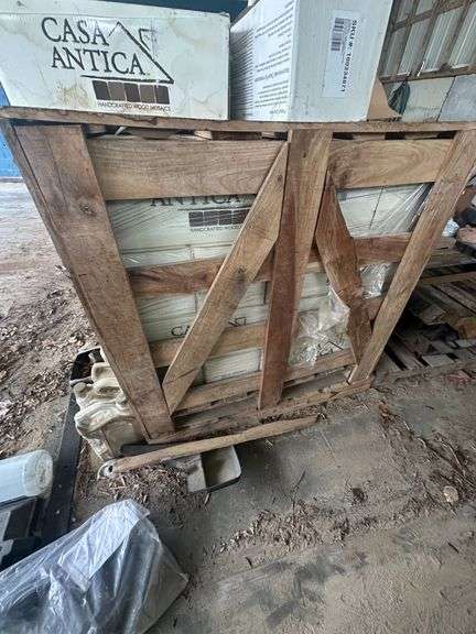 Crate of Casa Antica Wood 7x16 Teak Panel