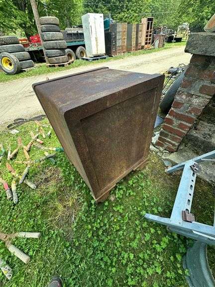 Antique Cary Safe Company Combination Floor Safe