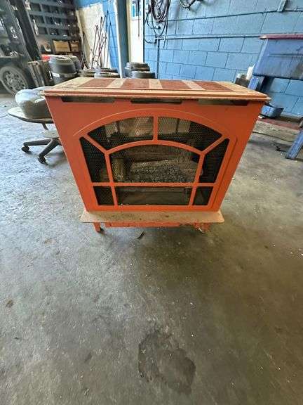 Antique Kerosene Fireplace Style Heater