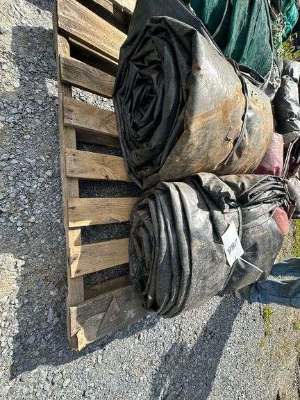 (2x) Large Heavy Duty Freight Tarps