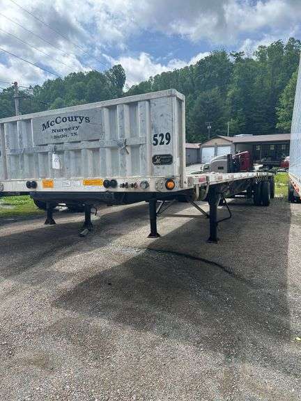 2018 Utility Sturdy Lite 48' Flatbed Trailer VIN# 1UYFS2485J5178606