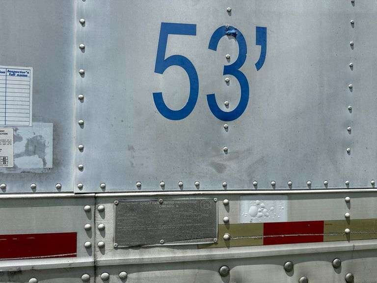2003 Great Dane 53' Semi Trailer VIN: 1GRAA06213W048902