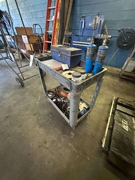 Soldering & Electronics Cart w/ Contents