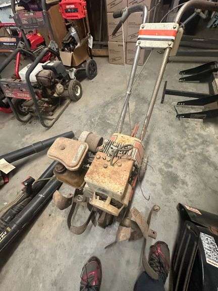 lot of 2 Antique Roto Tillers