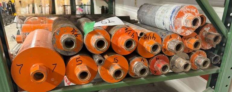 Grouping of 19 Wet Cutting Core Bits, Various Sizes