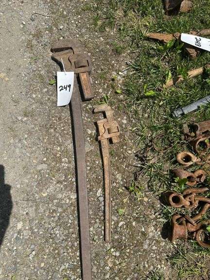 Lot of Antique Pipe Wrenches