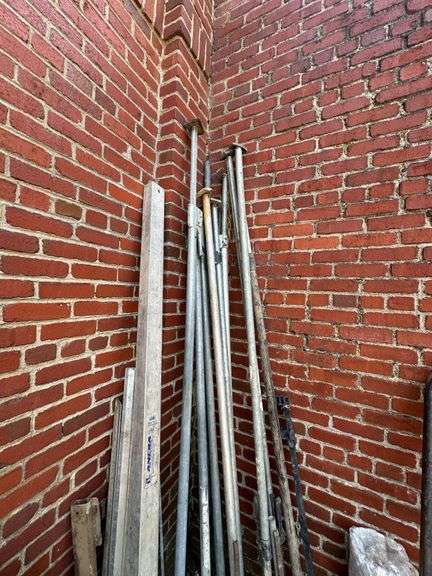 Lot of Scaffolding Braces