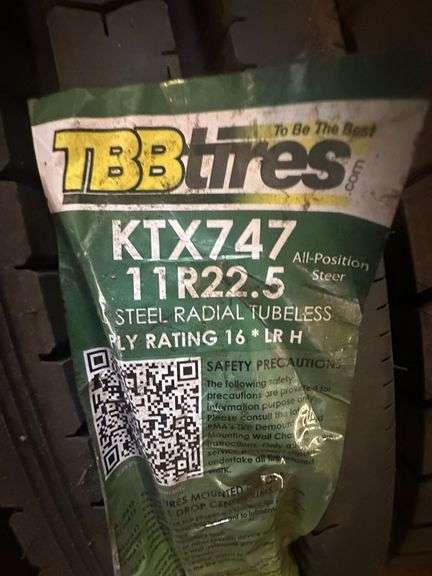 (4x) 11R 22.5 New Truck Tires