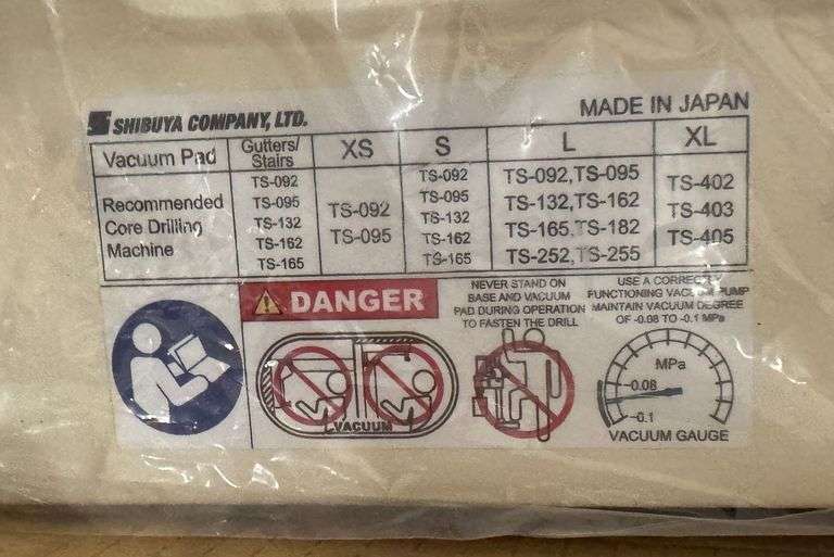 Shibuya Vacuum Pad in Original Packaging