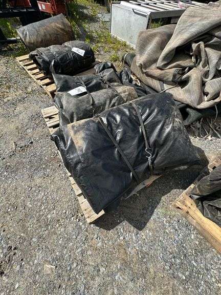 (3x)Large Heavy Duty Freight Tarps & One Mesh Tarp