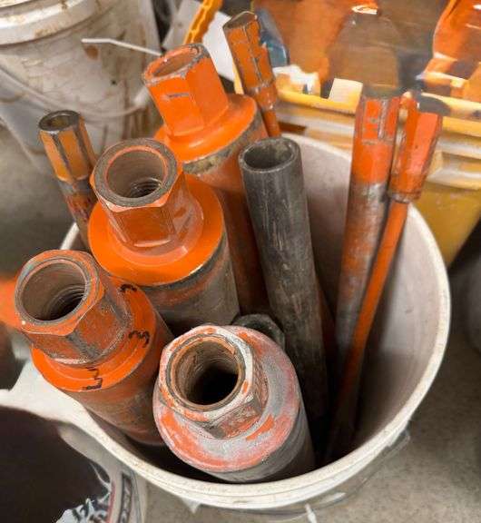 Bucket of Wet Cutting Core Bits, Various Sizes